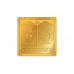 Shree Bhuvneshvari Pujan Yantra in Gold Polish - 3 - inches