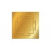 Shiva Yantra - 3 inches In Gold Polish