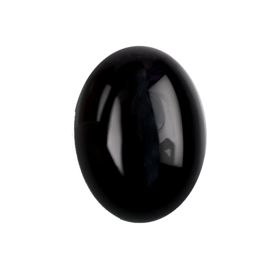 black agate gemstone