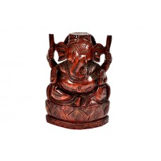 Red Sandalwood Ganesha