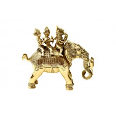 Riddhi Siddhi Ganesh in Brass